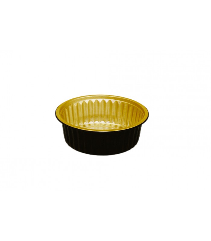 Opseal Pot aluminium noir/or  H45mm 520ml - 600Pcs