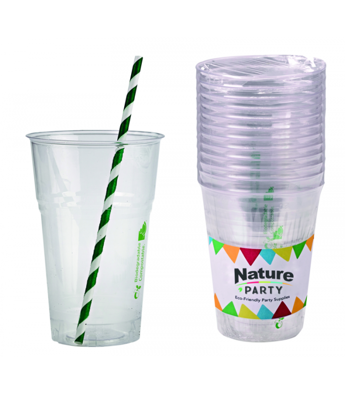Gobelet PLA transparent 200ml 72mm  H112mm - 576Pcs