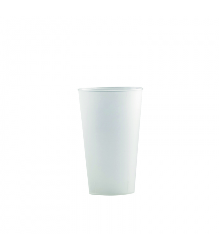 Gobelet plastique PP réemployable "Festival"   H118mm 330ml - 240Pcs