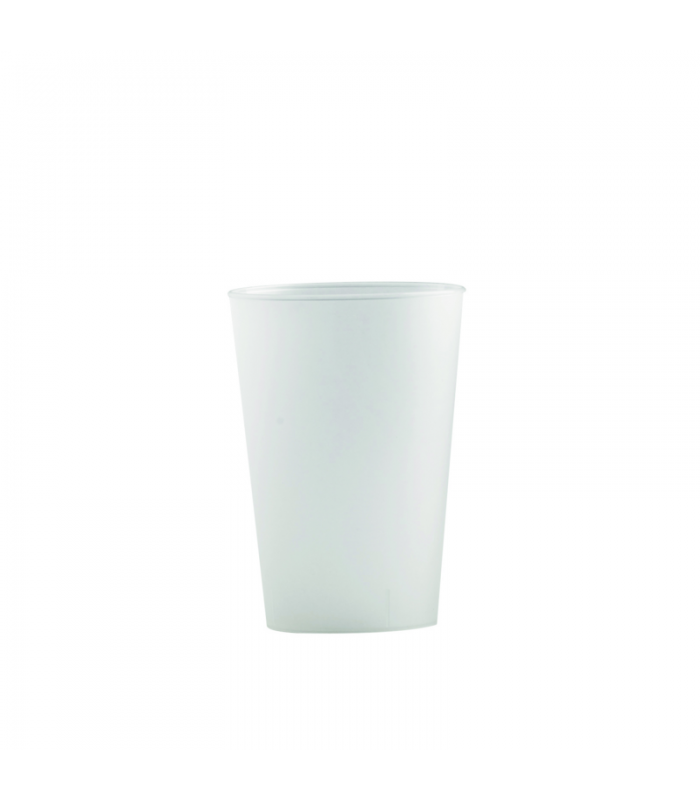 Gobelet plastique PP réemployable "Festival"   H118mm 430ml - 340Pcs