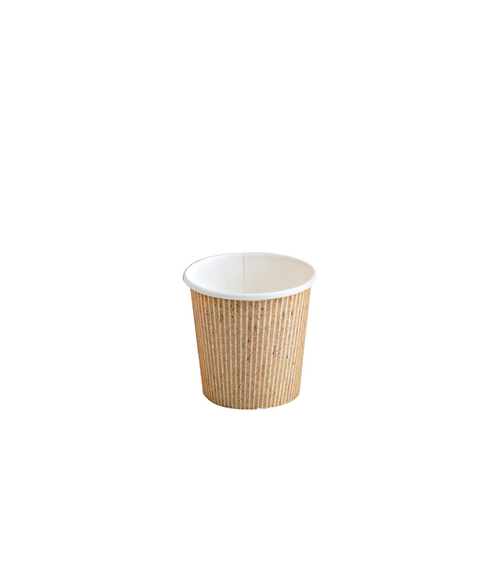Gobelet carton PLA "Nature cup"  H60mm 120ml - 500Pcs