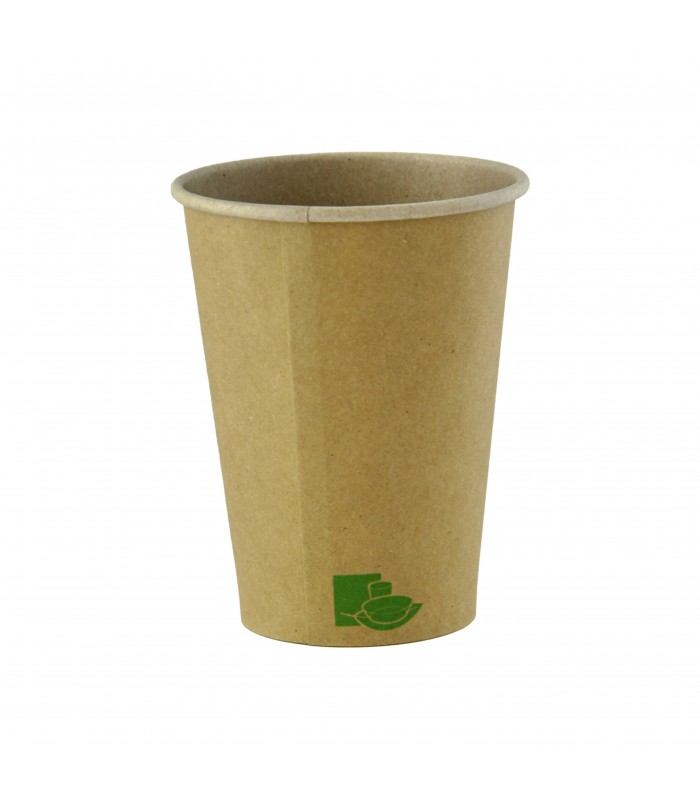 Gobelet Zen en carton kraft brun  H136mm 460ml - 1000Pcs