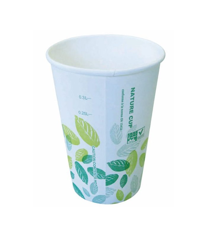 Gobelet carton PLA   H110mm 450ml - 1000Pcs