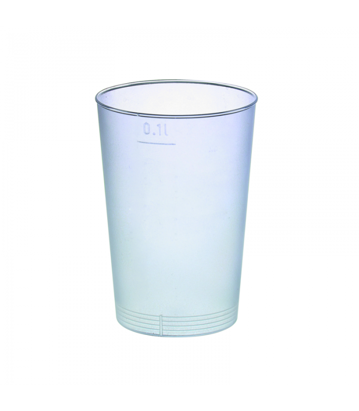 Gobelet plastique PP réutilisable "Optimal"   H73mm 120ml - 1400Pcs