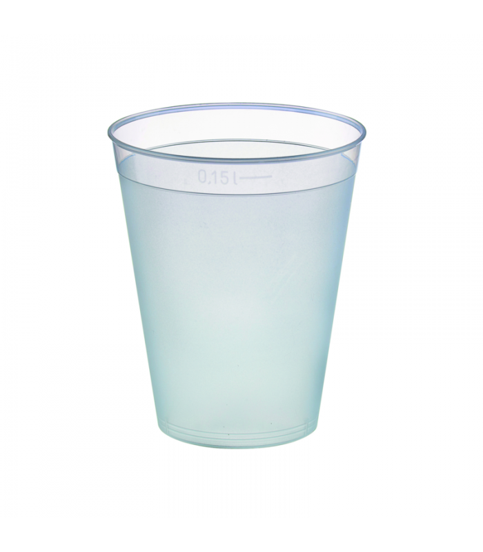 Gobelet plastique PP réutilisable "Optimal"   H75mm 165ml - 1000Pcs
