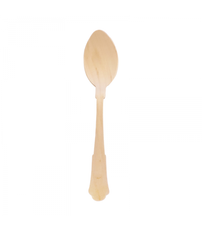 Cuillère en bois "Baroque"   H194mm - 500Pcs