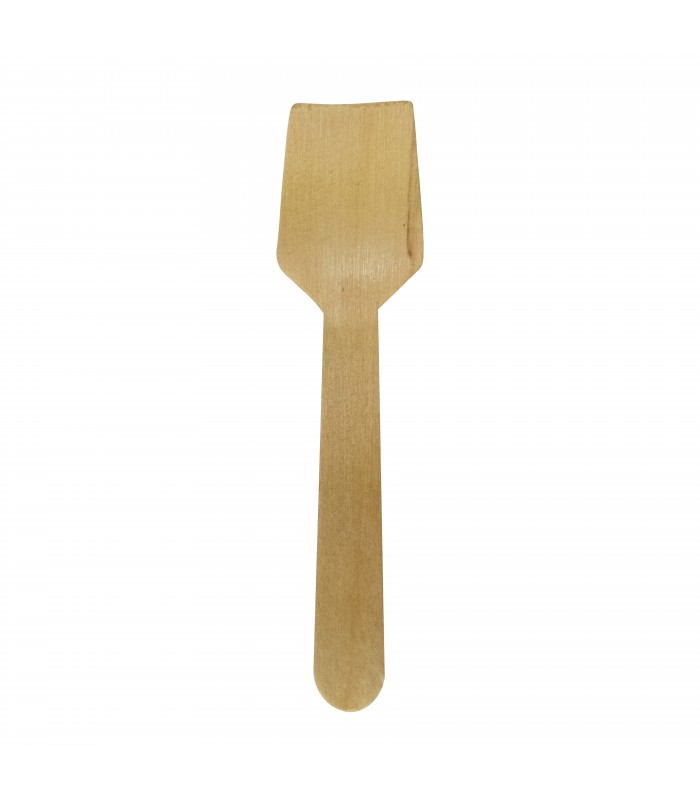 Cuillère à glace réutilisable en bois composite  H95mm - 2640Pcs