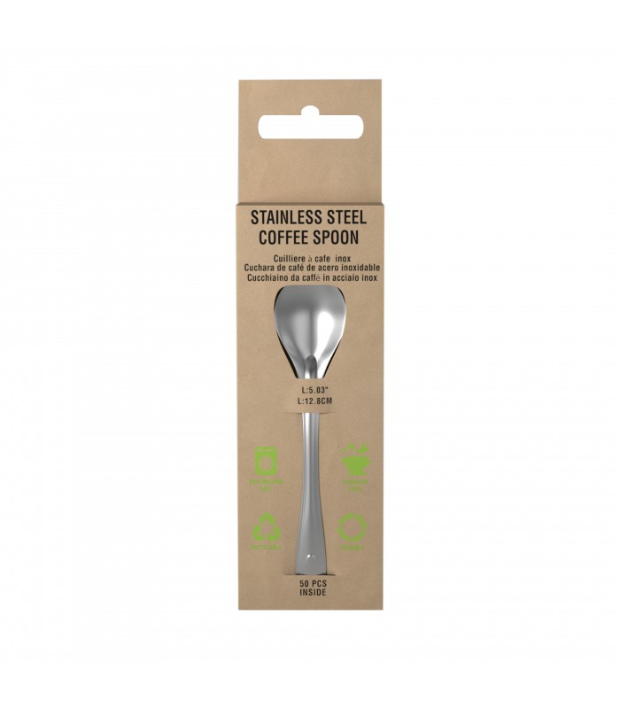 NOXCUT Cuillère à café inox  128x27mm H15mm - 500Pcs