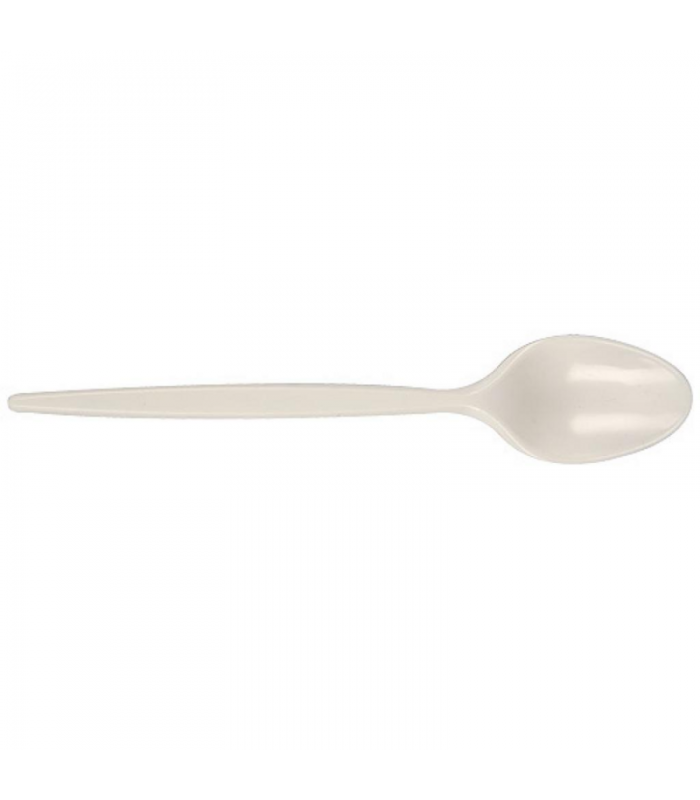 Cuillère à café plastique beige  125 - 6000Pcs