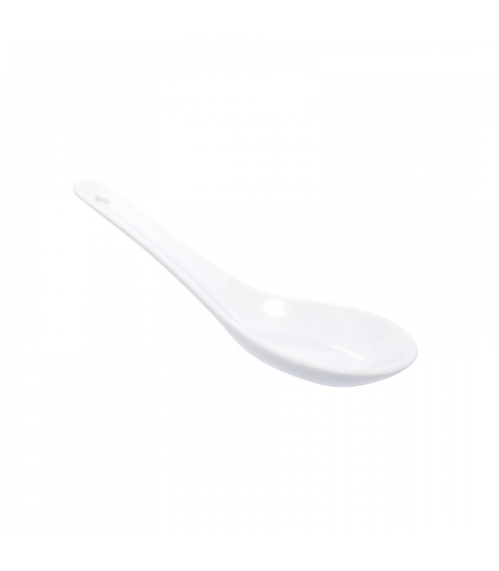 Mini mise en bouche cuillère en porcelaine blanc  130x43mm H45mm - 36Pcs