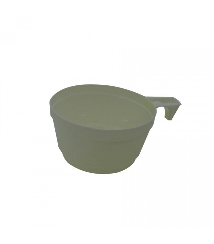 Tasse à café plastique blanche avec une anse  H42mm 150ml - 1000Pcs