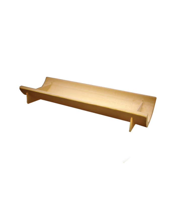 Assiette socle demi bambou "Koshu"  150x60mm H23mm - 200Pcs