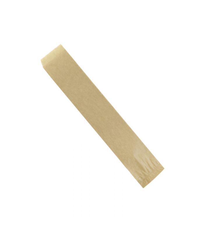 Sac papier brun ouvert sur 2 côtés  340x85mm - 1000Pcs
