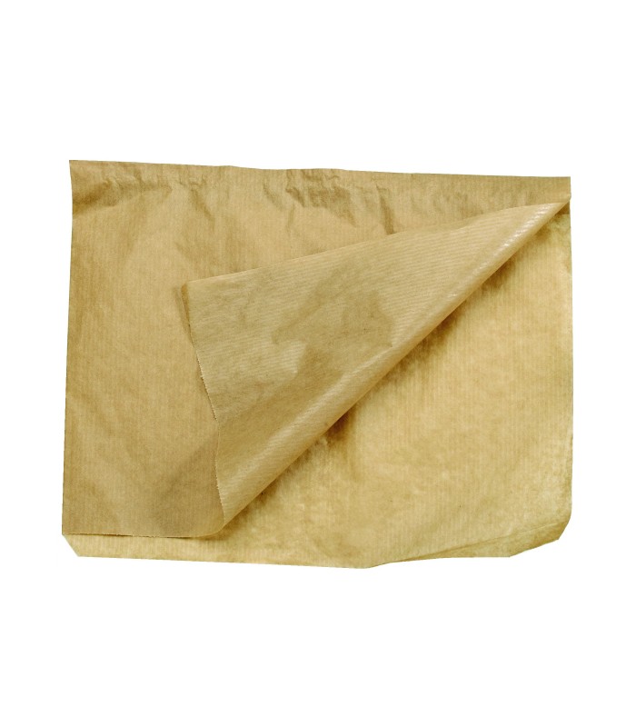 Sac papier brun ouvert sur 2 côtés, 25*23cm  250x230mm - 1000Pcs