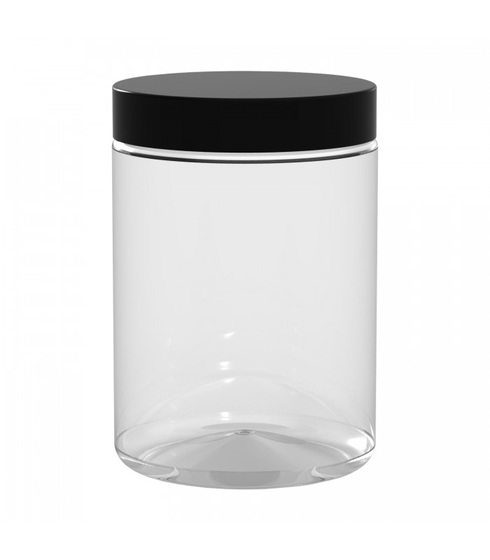 Bocal Bokotwist en plastique PET réutilisable  H135mm 750ml - 80Pcs