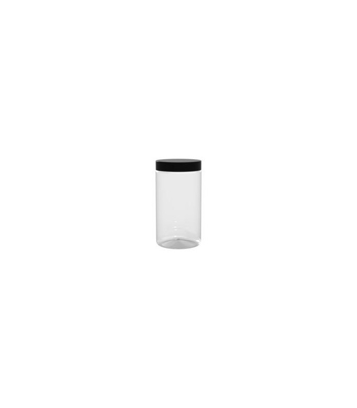 Bocal Bokotwist en plastique PET réutilisable  H167mm 1000ml - 80Pcs