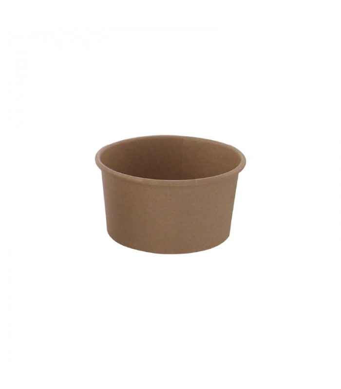 Pot carton kraft brun chaud et froid  H62mm 270ml - 1000Pcs