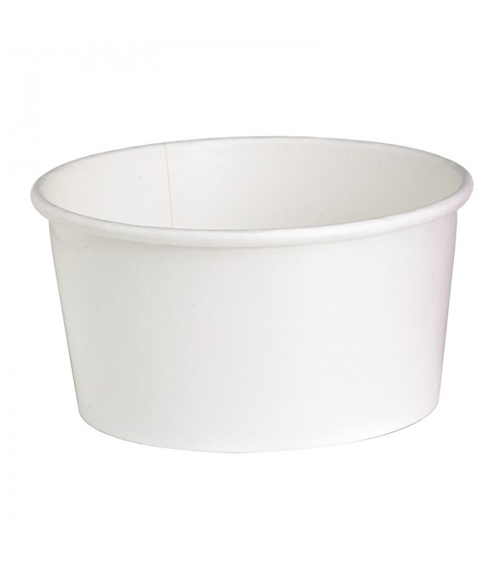 Saladier rond en carton blanc "Buckaty"   H75mm 900ml - 360Pcs