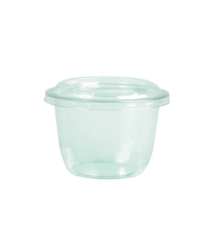 Pot à dessert en plastique PET transparent  H65mm 270ml - 1000Pcs