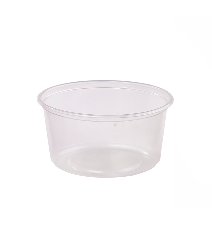 Pot Deli rond PP transparent   H55mm 350ml - 500Pcs