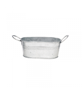 Baquet ovale en métal  120x70mm H55mm 220ml - 36Pcs