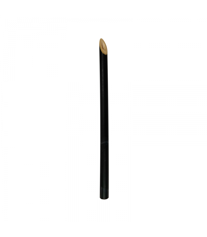 Paille bambou noire pour cocktail   H145mm -25Pcs