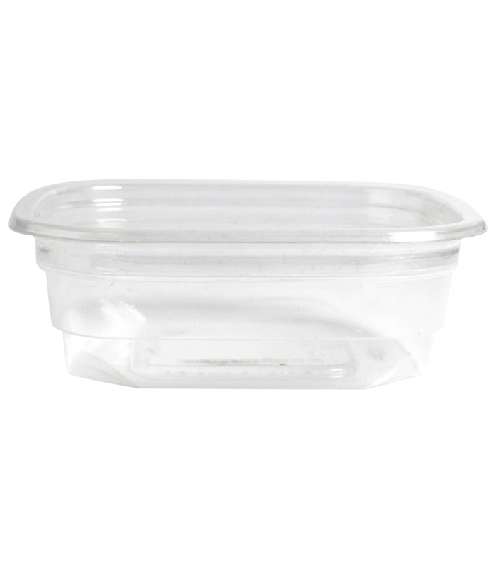 Pot Deli carré PLA 60x40mm H50mm 350ml -600Pcs