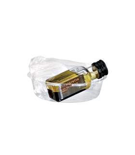 Insert plastique PET transparent pour pot / coupe  H22mm -100Pcs