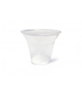 Pot à dessert transparent en plastique PLA  H57mm 90ml -50Pcs