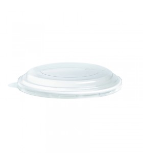 Couvercle plat transparent en plastique PET -25Pcs