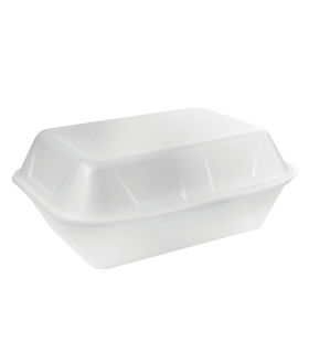 Coquille plastique PSE jaune 152x192mm H75mm -125Pcs