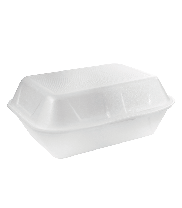Coquille plastique PSE jaune 152x192mm H75mm -125Pcs