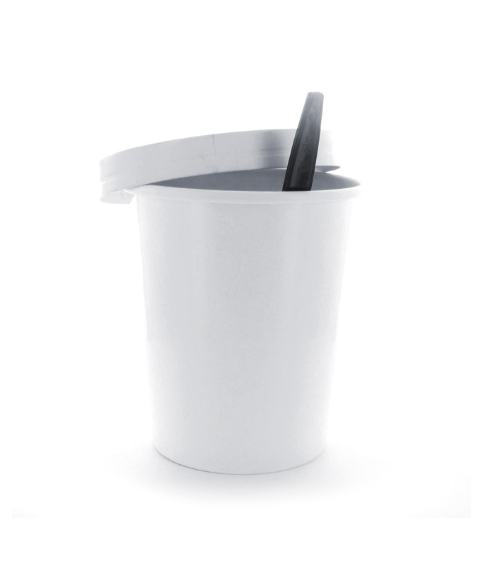 Pot carton blanc chaud et froid  H133mm 900ml -50Pcs