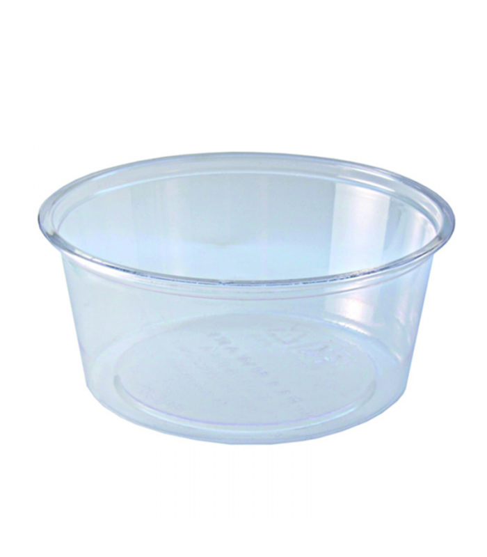 Pot rond PLA transparent - GPC325  H32mm 100ml -100Pcs