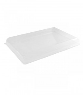 Couvercle dôme transparent en plastique PET 194x141mm H7mm -50Pcs