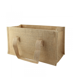 Sac cabas en jute brun 355x180mm H190mm -20Pcs