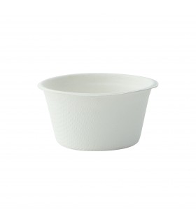 Coupelle pulpe ronde blanche   H30mm 60ml -50Pcs