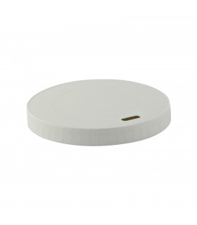 Couvercle plat blanc en carton sans matière plastique, Waterbased  H10mm -50Pcs