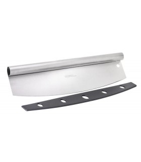 Couteau pizza Rocker en inox avec étui protecteur 355x100mm H25mm -6Pcs