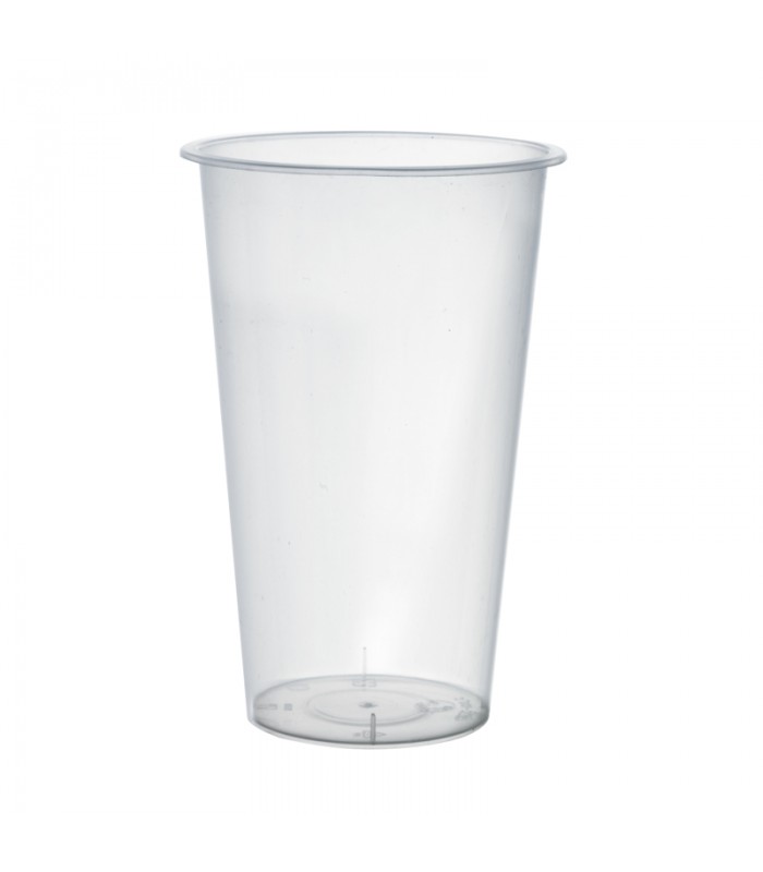 Gobelet Bubble tea en PP injecté transparent   H135mm 500ml -25Pcs