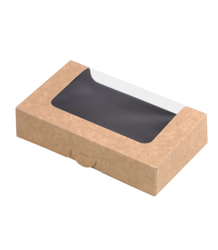 Boîte sushi avec fenêtre antibuée pour 12-14 pieces 179x106mm H40mm -50Pcs