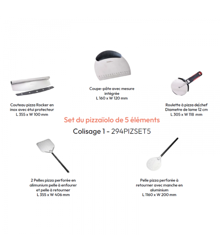 Set du pizzaïolo de 5 éléments -1Pcs