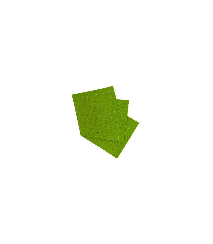 Serviette de table coton vert  400x395mm - 100Pcs