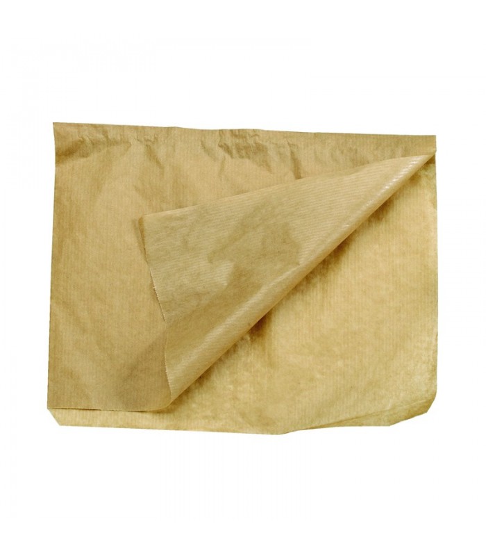 Sac papier brun ouvert sur 2 côtés  240x240mm