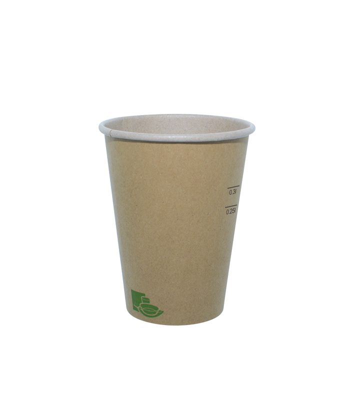 Gobelet carton kraft "Zen"  H111mm 340ml