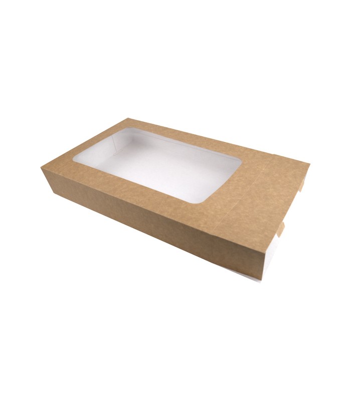 Etui en carton kraft pour plateau repas 455x311mm H81mm