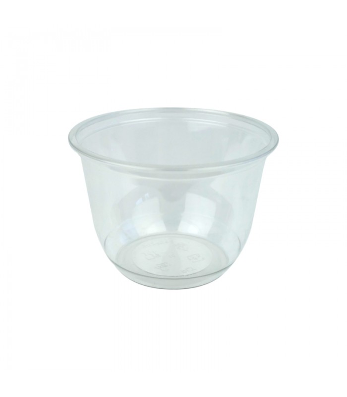Pot à dessert en plastique PET transparent  H65mm 270ml - 1000Pcs